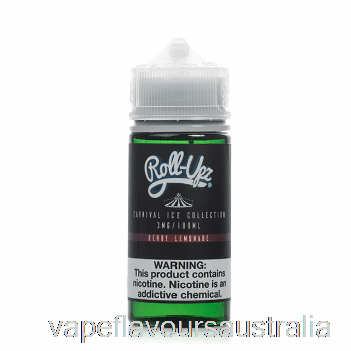 Vape Flavours Australia ICE Berry Lemonade - Carnival - Juice Roll Upz - 100mL 0mg